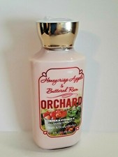 Bath Body Works ORCHARD Honeycrisp Apple  Buttered Rum Lotion 8oz  SEALED