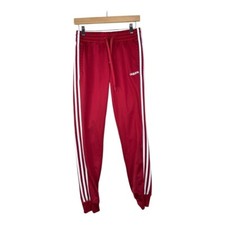 Adidas Girls Jogger Pants size Small 8-10 Red