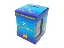GEEKBOX CLEAR PLASTIC TOKEN STORAGE WITH LID