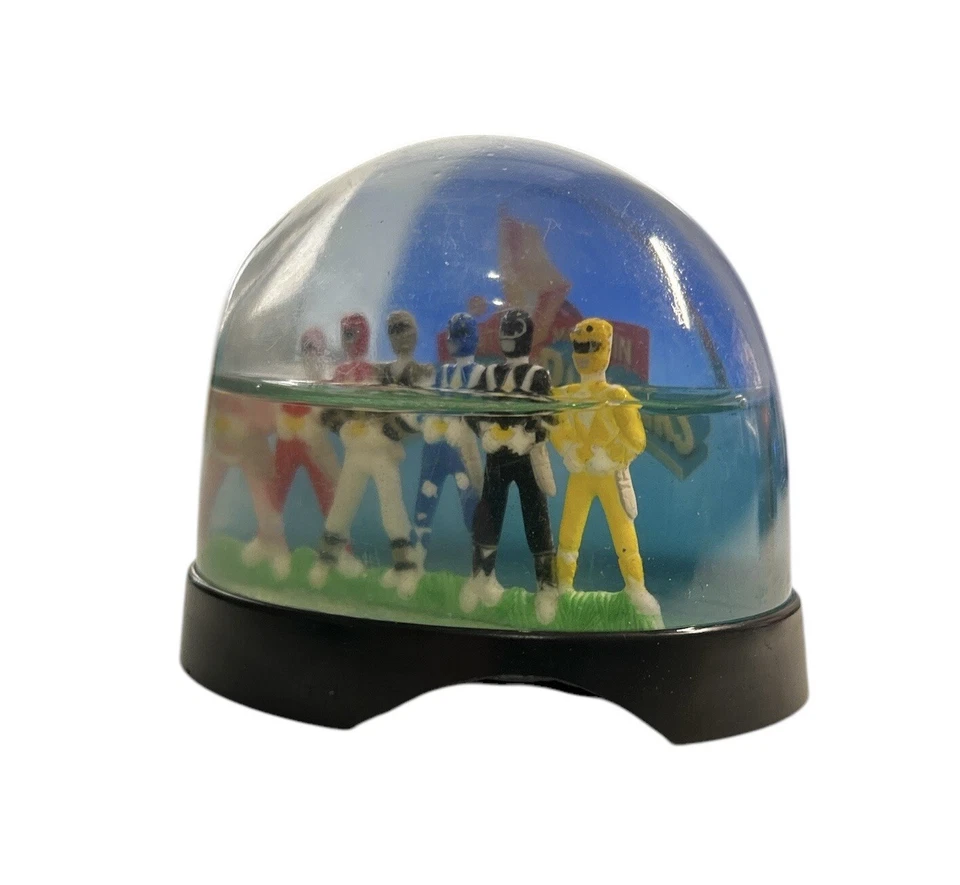 Rare Vintage Plastic 1995 Kurt Adler Power Rangers Snow Globe Water - Image 2 of 4