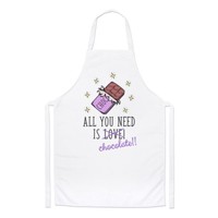 All You Need Is Love Schokolade Koch SchüRze - Lustig Kochen