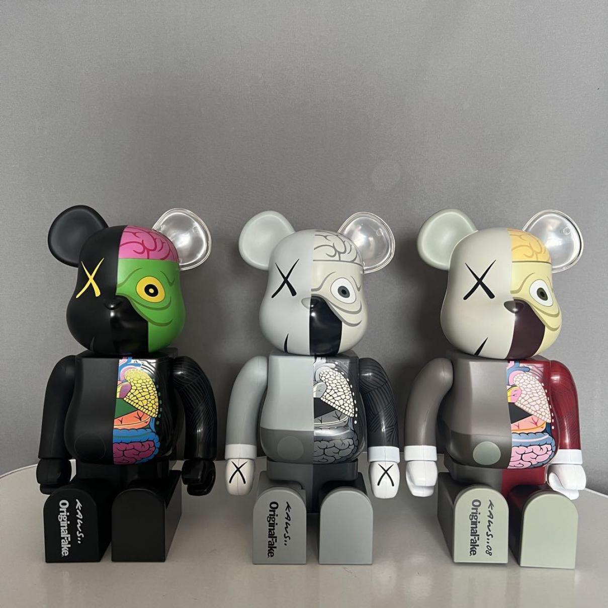 KAWS Bearbrick Be@rbrick Companion 400% 2010 Medicom Complete Set