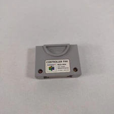 N64 Controller Pak NUS-004 OEM Official Nintendo 64 Memory Card - Tested & Works