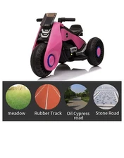 electric motorcyle 3 wheel ride on