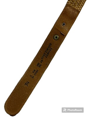 Vintage Pioneer Cowhide Hand Stained Belt Vintage Belt Women main image 2