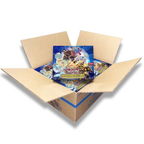 Yugioh The Grand Creators Booster CASE (12 Boxes) Factory Sealed Ships 1/27