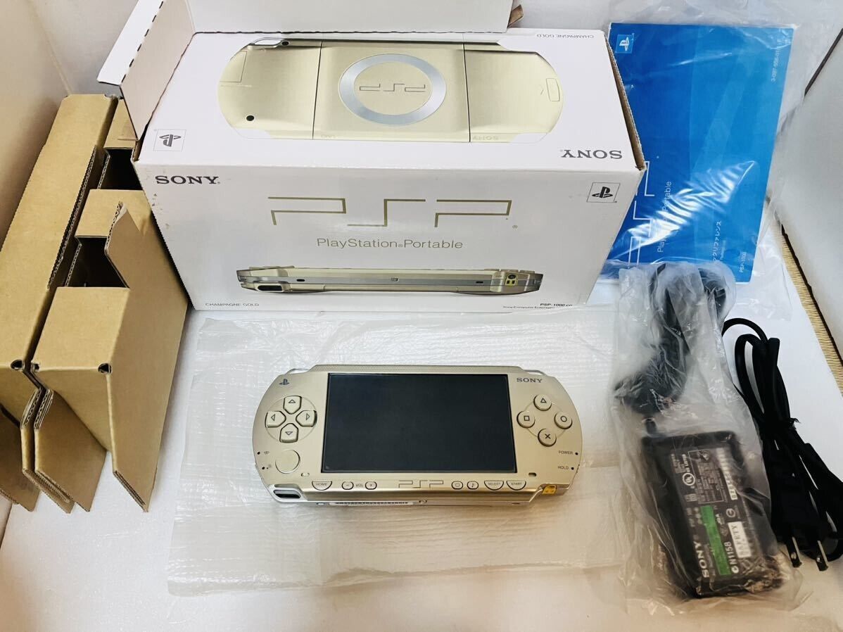 PSP GOLD 1000 Console Japan *GREAT BOX - EXTREMELY RARE PSP GOLD 1000 Console Japan *GREAT BOX - EXTREMELY RARE