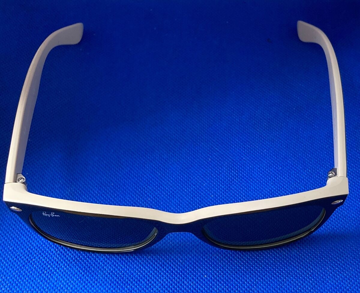 Ray-Ban RB2132 55mm Cream/Blk New Wayfarer Sunglasses All Ray-Ban RB2132 55mm Cream/Blk New Wayfarer Sunglasses All
