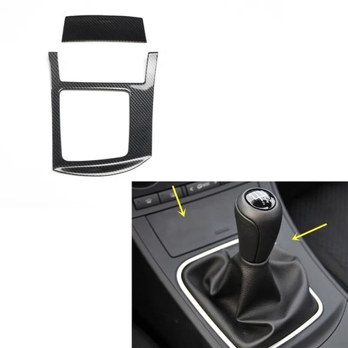Pegatinas de cubierta de engranaje interior de auto de fibra de carbono ABS para Mazda 3 Mazda3 2010-2013 - Imagen 41 de 42
