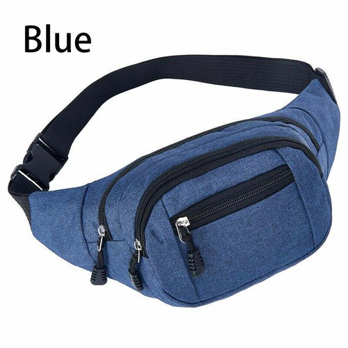 Waterproof Fanny Pack Waist Bag Men Women Shoulder Hip Belt Bag Travel Sport - Picture 7 of 13