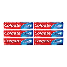 Colgate Cavity Protection Regular Flavor Toothpaste, 8.0oz (226g) (Pack of 6)