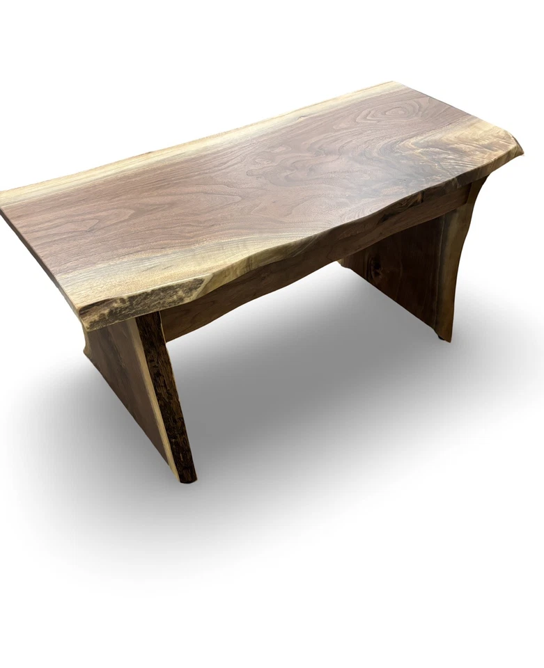 Banco de nogal Live Edge Foto 3 de 3