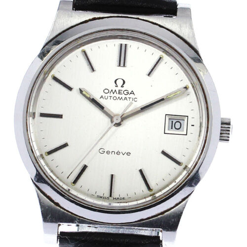 OMEGA Geneve 166.0168 Cal.1012 Date Silver Dial Automatic Men's Watch_755305 - Afbeelding 1 van 8
