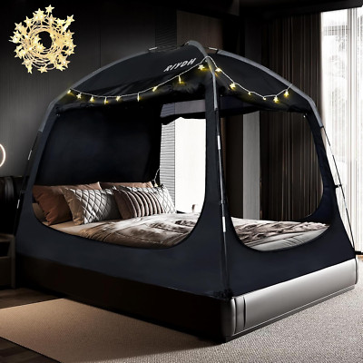 Bed Tent Bed Canopy Breathable 100% for Adult and Kids- Original Design Light Re