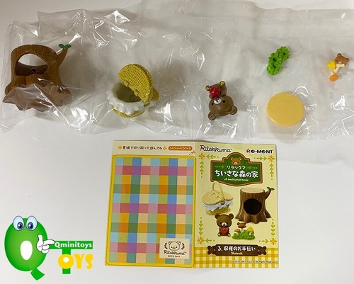 Rare 2019 Re-Ment Rilakkuma A Small Forest House Full Set of 6 pcs - Picture 9 of 15