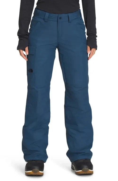The North Face Freedom Snow Pants Women's Large Blue Waterproof Insulated JDM262