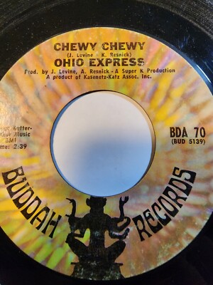 OHIO EXPRESS : ''Chewy Chewy'' & ''Firebird'' Buddah GOOD+ F219