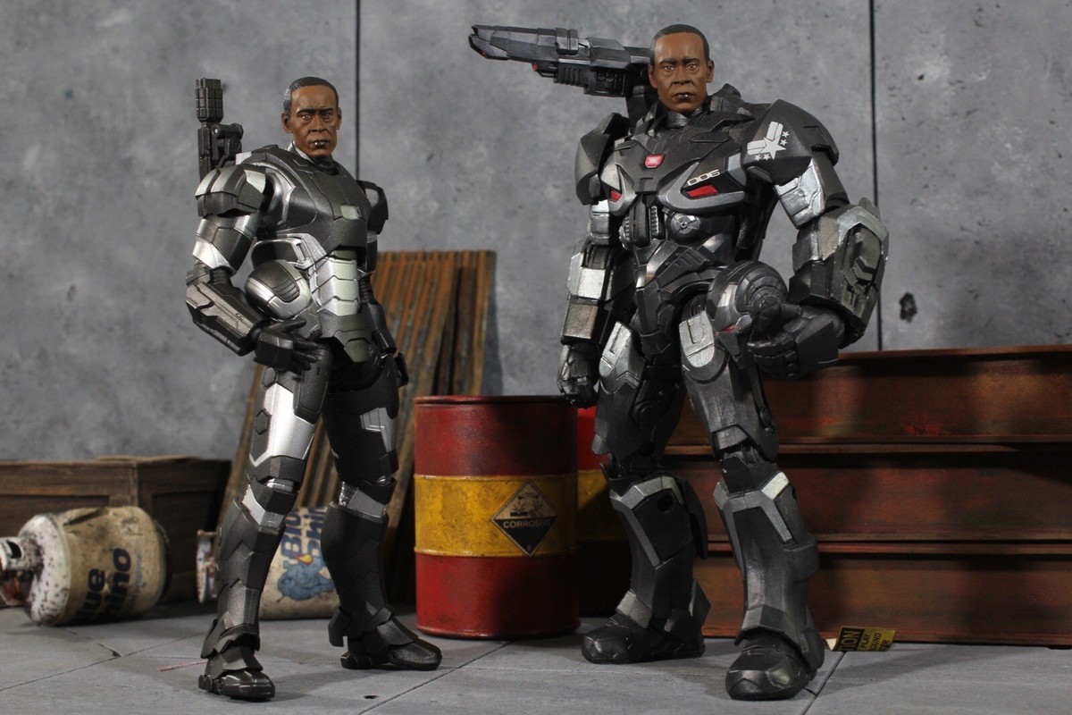 1/12 Marvel legends, SHF War Machine Don cheadle custom painted