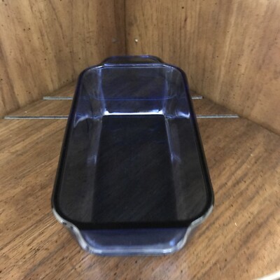 PYREX COBALT BLUE 8.5'' LOAF PAN #213-R EUC!