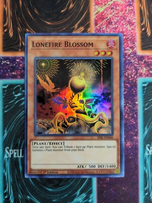 Yu-Gi-Oh! Lonefire Blossom – Super Rare, 1. Edition Aus Secret Slayers