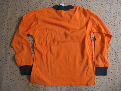 Maillot Vintage Kopa Orange Années 80 - Coton - Taille 12 Ans - Occasion