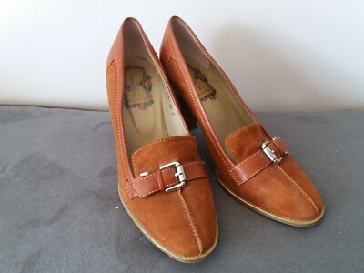 Gr.38 Laura Berti Schuhe Pumps Echtleder