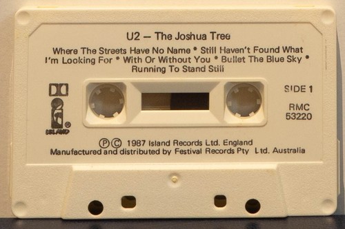 U2 - THE JOSHUA TREE - Cassette - 1987 - VG FREE POSTAGE (HHC17) - Imagen 3 de 5