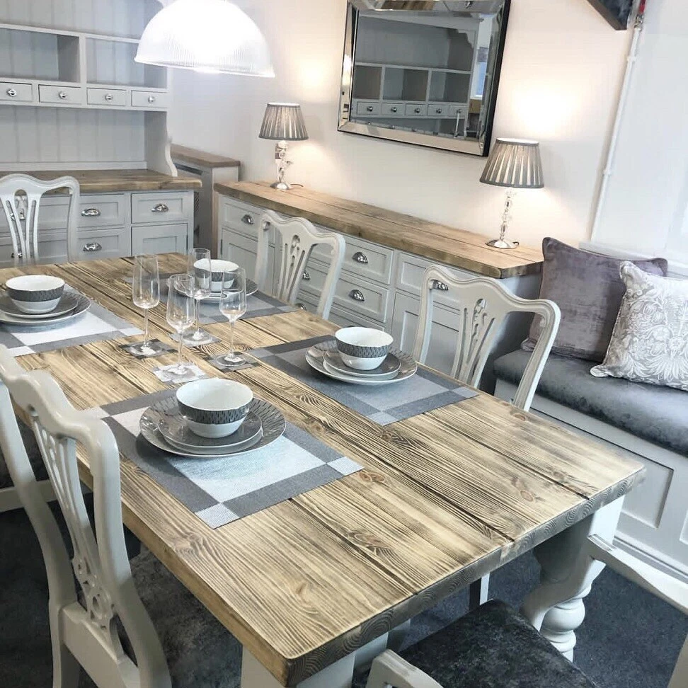 Gray farmhouse chairs deals