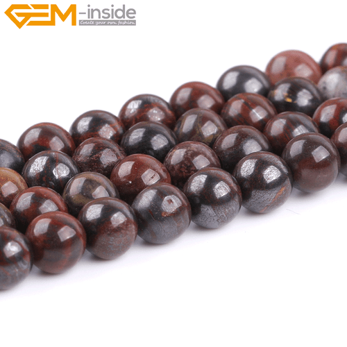Natural Iron Tiger Eye Gemstone Loose Round Beads For Jewelry Making Strand 15'' - Picture 4 of 27