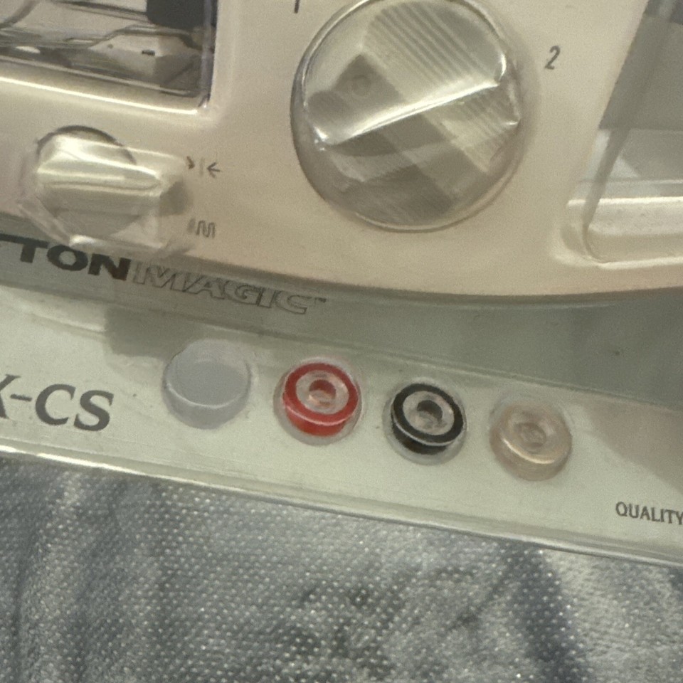 Vintage SINGER Button Magic Handheld Sewing Machine eBay