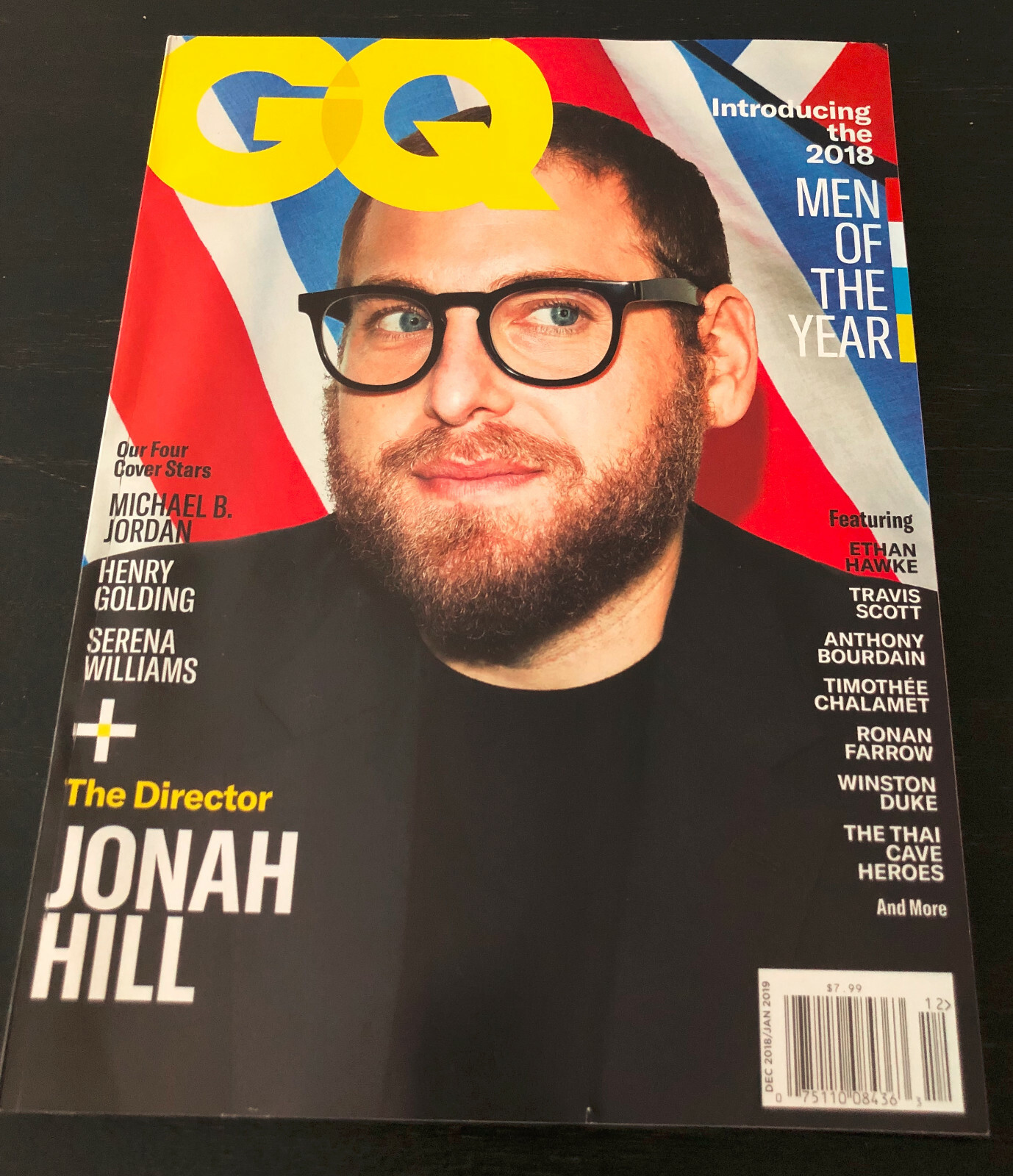 GQ MAGAZINE Mag Jonah Hill Henry Golding Serena Williams Michael B