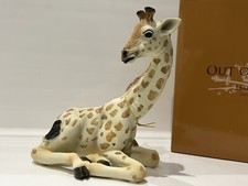 Sitting Baby Giraffe Figurine Ornament Gift Present Leonardo Zoo Safari Animal