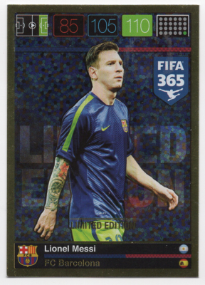 2015 PANINI LIONEL MESSI メッシ 世界99枚限定 Lionel Messi 2015 Panini Adrenalyn XL FIFA 365 Limited Edition | eBay