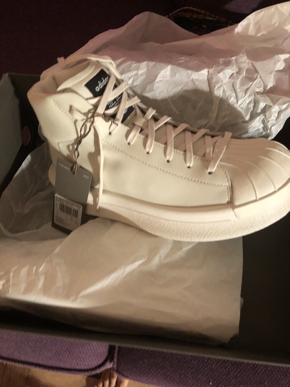 Rick Owens X Adidas Mastodon Pro Model Pearl For Sale Online Ebay