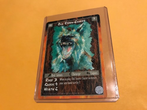 OLD STORM CHASER : RAGE LIMITED CCG card, Werewolf White Wolf TCG, Red Talons 7! - 第 5/8 張圖片