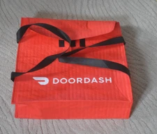 Doordash Large Insulated Pizza Delivery Bag ~ Driver Door Dashers ~ 19x19x6