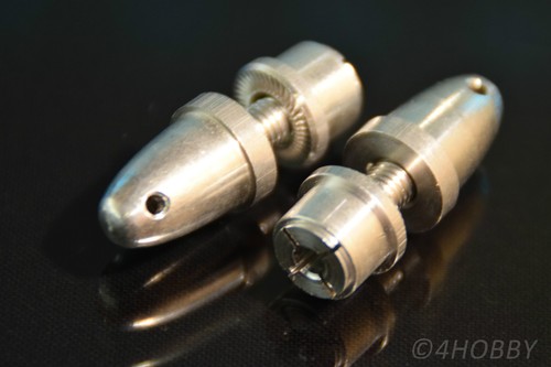2 Propeller-Adapter 3mm Welle Spanner Luftschraube CNC Spinner Alu Mitnehmer - Bild 2 von 3