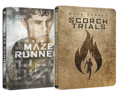 MAZE RUNNER DIE FLUCHT + DAS LABYRINTH LIMITIERTE STEELBOOK SAMMLUNG (2 BLU-RAY) 