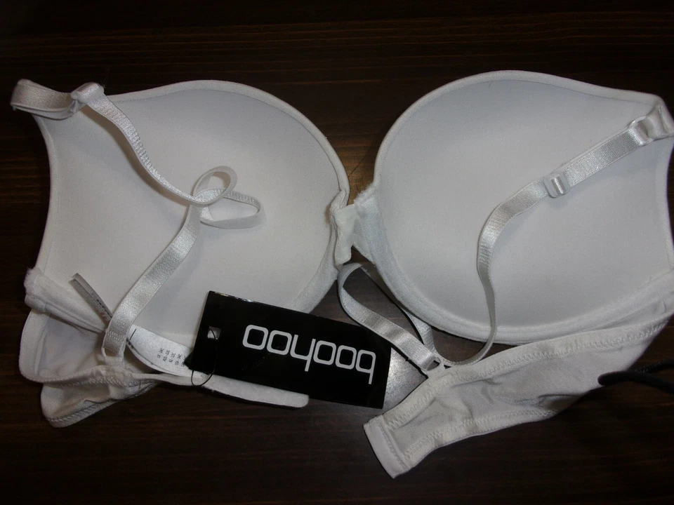  Sujetador push up blanco con aros - 34C ¡Nuevo con etiquetas! Foto 2 de 3