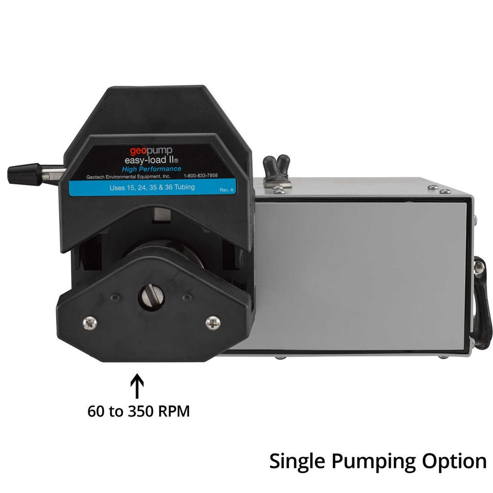 Geotech Geopump Peristaltic DC Pump Single Station 60350 RPM eBay