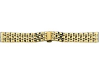 Herzog > Uhrenarmband 18Mm > Edelstahl Gelbgoldfarben GläNzend Massiv