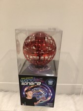 Wonder Sphere Magic Hover Ball  USB Compatible   Charging Cable Included Red