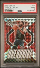 2023 Mosaic Overdrive #17 Jayson Tatum PSA 9 MINT Boston Celtics Basketball