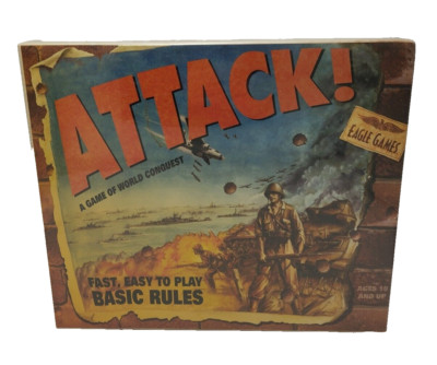 Neu - OVP - Eagle Games - Attack! Basic Rules - Gesellschaftsspiel - Englisch *