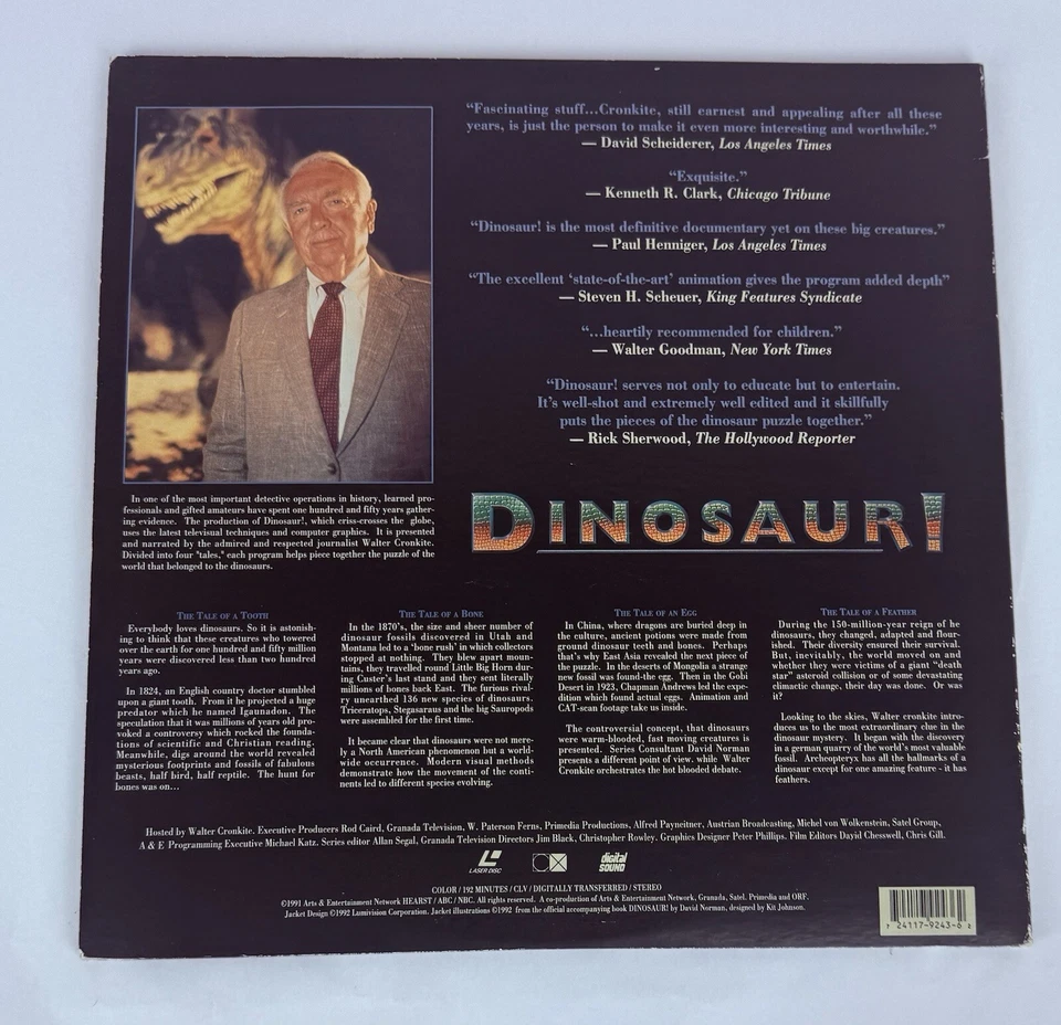 DINOSAUR! 2-disc Laserdisc set - Excellent condition - Image 4 of 4