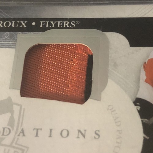 Camiseta deportiva cuádruple 2011-12 Upper Deck The Cup Claude Giroux Cup Foundations 7/10 9 como nueva - Imagen 8 de 9