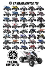 Yamaha Raptor 700 YFM Vinyl Banner Poster Flyer Quad ATV Wall Art Large 20 x 30