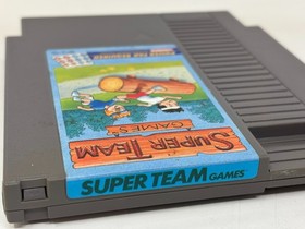 NES Nintendo - Super Team Games w/ Manual - PowerPad Game - Tested