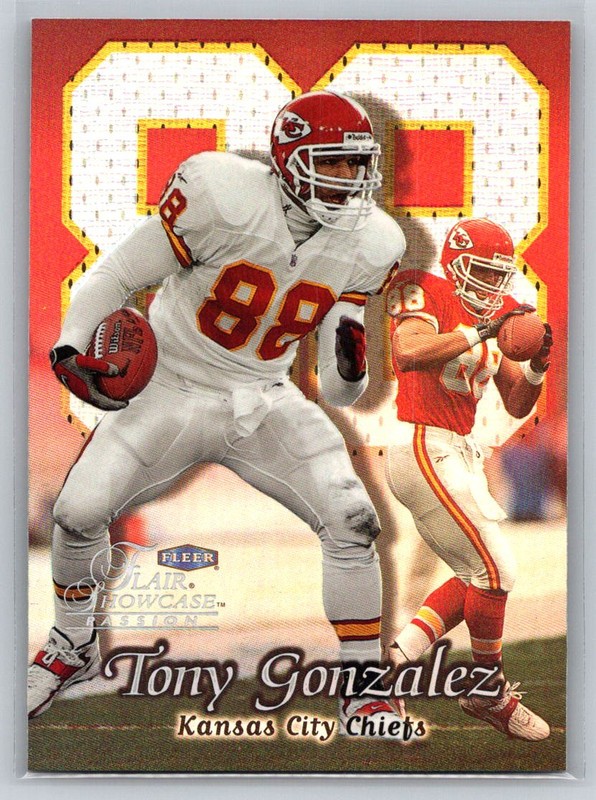 1999 Flair Showcase #57 Tony Gonzalez