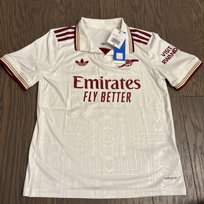 アーセナル 25/26 3rd, Eze 10 NWT Adidas Arsenal FC 2025/26 Third Jersey White EZE #10 Youth